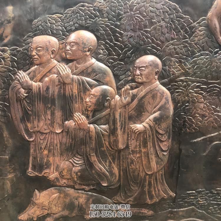 佛像浮雕选用，美陈雕塑，抽象佛像浮雕标准