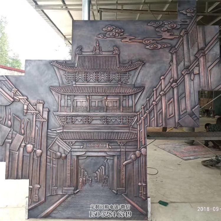标志浮雕预定，小区摆件，城堡浮雕主题精品